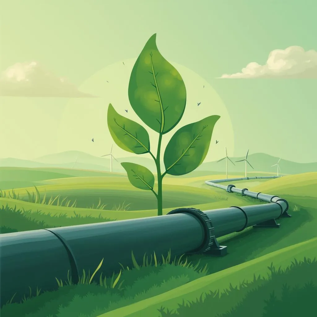 Ilustración de la evolución del sector energético argentino